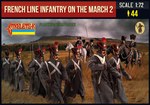 French Line Infantry on the March 2 Napoleonic 1:72