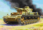 German Medium Tank PZ-IV Ausf.D 1:100