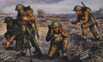 British 3 - Inch Mortar w/Crew 1:72