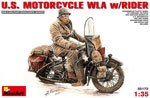 U.S. Motorcycle WLA w/Rider 1:35
