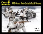 WWII German Winter Unit with Pak-36 and crew 1:72