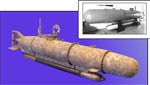 Hecht German Midget-submarine 1:35