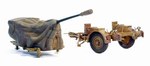 Flak 37mm bâché sur remorque Sd Anh 52 (1940/45)