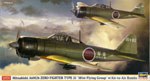 Mitsubishi A6M2 Zero Fighter Type 21 '381st Flying Group' with Air-to-Air Bombs 1:48