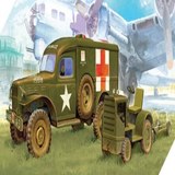 Academy 13403 U.S. Ambulance & Towing Tractor