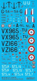 de Havilland Vampire Mk.5 Aeronavale & Armee de l'air