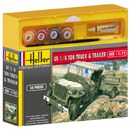 U.S. 1/4 Ton Truck & Trailer 1:72