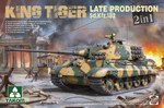 German Heavy Tank Sd.Kfz.182 King Tiger Late Production 2 in 1 (without interior) 1:35