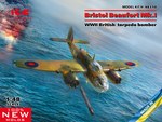 Bristol Beaufort Mk.I WWII British torpedo bomber