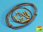 Tow Cables & Track Cable w/ Brackets (Used on Tiger I, King Tiger & Panther) 1:16