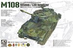 U.S. Self-Propelled Howitzer M108 105mm/L30 Howitzer 1:35