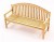 Garden Bench (Wood) 1:35