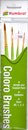 Coloro Brushes - Acrylic & Enamel Paint - Synthetic - Sizes : 00, 1, 4, 8