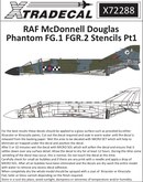 McDonnell-Douglas FG.1/FGR.2 Phantom Royal Air Force stencil data part 1 1:72