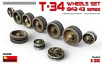 T-34 WHEELS SET. 1942-43 series 1:35