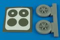 Bf 109E wheels - EDUARD
