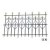 Iron Wrought Fence, Type 1 1:35