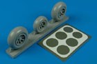 P-38 Lightning wheels & paint masks 