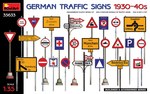 GERMAN TRAFFIC SIGNS 1930-40s 1:35
