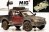Damaged Modern Pick-up Hilux. Veteran Warrior 1:35
