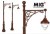 TWO Single Street Lamp S.28 Type with PE 1:35          