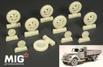 Ford V3000S Wheels Set for ICM Kit 1:35