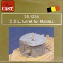 C.D.L. Turret for Matilda 1:35