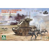 Takom 2223 ZRY-222 Unman. Combat Grd. Vehicle &"Robot Wolves"