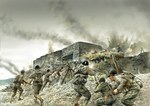 BUNKER ASSAULT - DIORAMA SET - 1:72