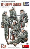 TOTENKOPF DIVISION. KHARKOV 1943. RESIN HEADS