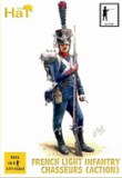 French Chasseurs in action poses. 32 figures per box