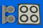 F4U-5 Corsair wheels & paint masks 1:48