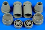F/A-18E Super Hornet exhaust nozzles - closed position 1:48