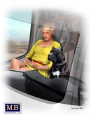 Truckers Series Joni (Lookout) Johnson and her dog Maxx 1:24
