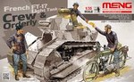 French FT-17 Light Tank Crew & Orderly in 1:35