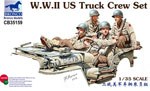 WWII US Truck Crew Set (4 fig.) 1:35 
