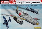 Nakajima J9N 'Kika' Otsu. Decals Japan x 3 and USAF captured aircraft 1:72