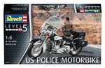 US Police Motorbike 1:8