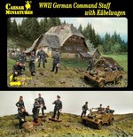 German Command Staff with Kubelwagen (WWII) 1:72
