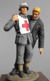 German Army Medic with casualty
