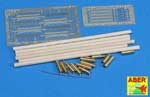 Barrel Cleaning Rods w/ Brackets for Tiger I (Early / Late) 1:16 