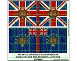 5th Battalion Kings German Legion (2 flags + finials) 28mm