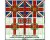 32nd Regt 'Cornwall'(2 flags + finials) 28mm