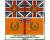 35th Regt 'Sussex' (2 flags + finials) 28mm