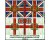 59th Regt '2nd Nottingham' (2 flags + finials) 28mm