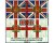 59th Regt '2nd Nottingham' (2 flags + finials) 28mm