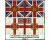 74th Regt 'East Middlesex' (2 flags + finials) 28mm