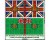 87th Regt 'Prince of Wales Own Irish' (2 flags + finials) 28mm