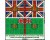 87th Regt 'Prince of Wales Own Irish' (2 flags + finials) 28mm