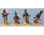 Cacadores armed with rifles (8 figure pack) 28mm